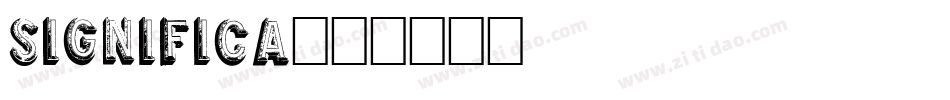 Significa字体转换