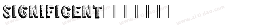 Significent字体转换