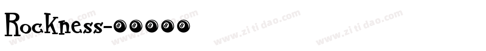 Rockness字体转换