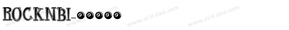 ROCKNBI字体转换