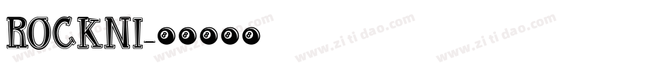 ROCKNI字体转换