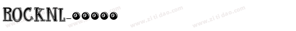 ROCKNL字体转换