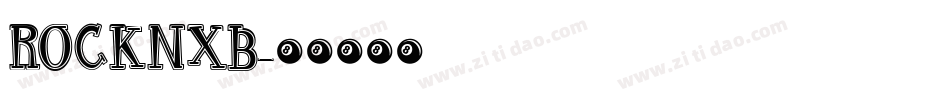 ROCKNXB字体转换