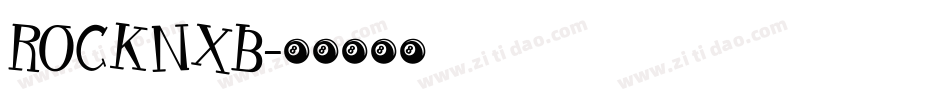 ROCKNXB字体转换