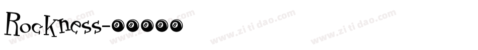 Rockness字体转换