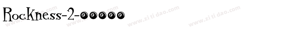 Rockness-2字体转换