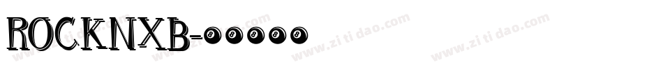 ROCKNXB字体转换