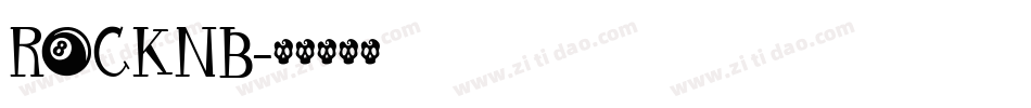 ROCKNB字体转换