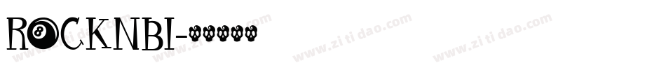 ROCKNBI字体转换