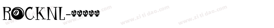 ROCKNL字体转换