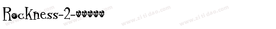 Rockness-2字体转换