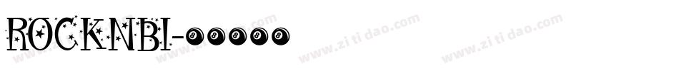 ROCKNBI字体转换
