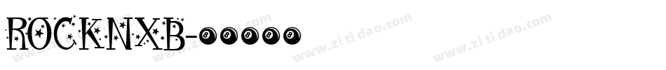ROCKNXB字体转换