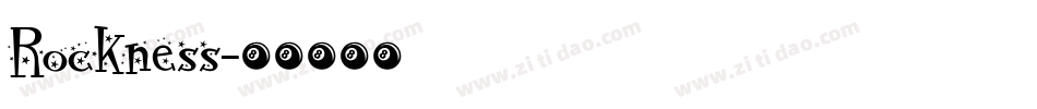 Rockness字体转换