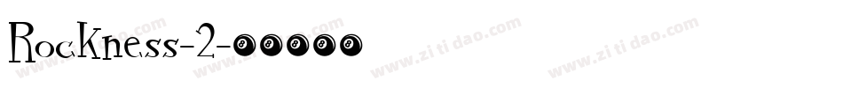 Rockness-2字体转换