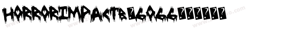 HorrorImpactB-GOGG字体转换