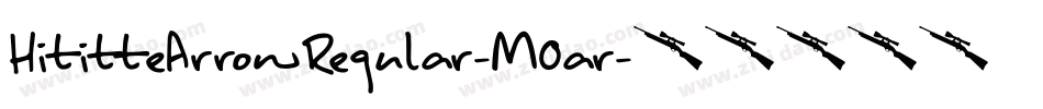 HititteArrowRegular-M0ar字体转换 HititteArrowRegular-M0ar字体转换