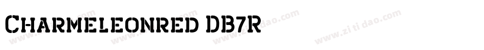 Charmeleonred-DB7R字体转换 Charmeleonred-DB7R字体转换