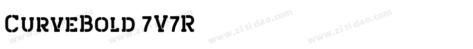CurveBold-7V7R字体转换