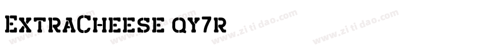 ExtraCheese-qy7r字体转换