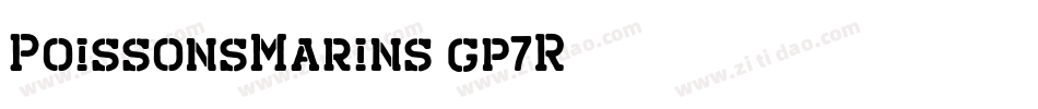 PoissonsMarins-gp7R字体转换