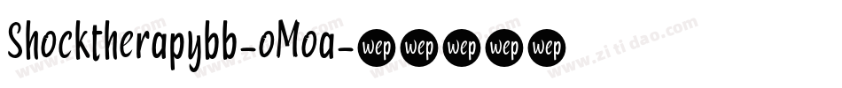 Shocktherapybb-oMoa字体转换