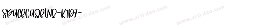 SpaceCadetNf-K1PZ字体转换
