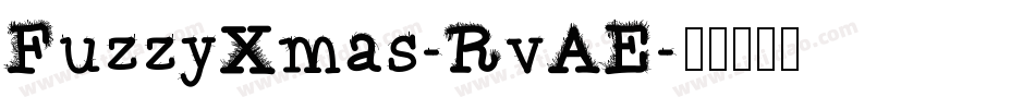 FuzzyXmas-RvAE字体转换