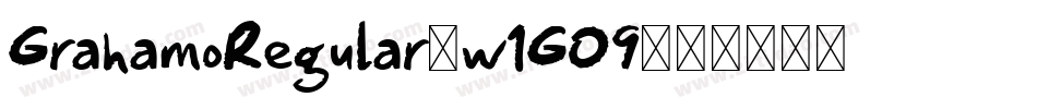 GrahamoRegular-w1GO9字体转换 GrahamoRegular-w1GO9字体转换