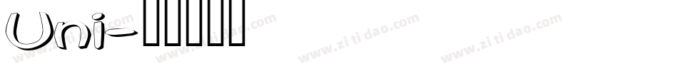 Uni字体转换