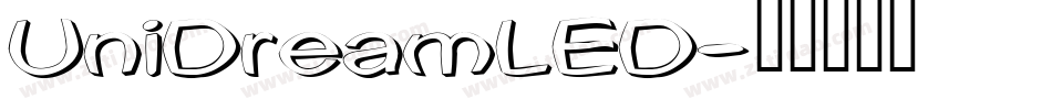 UniDreamLED字体转换