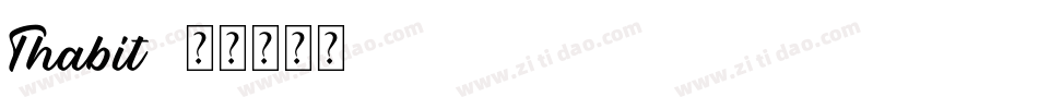 Thabit字体转换