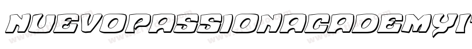 NuevoPassionAcademyItalic-qr3l字体转换 NuevoPassionAcademyItalic-qr3l字体转换