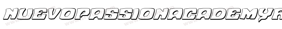 NuevoPassionAcademyRegular-AVw2字体转换 NuevoPassionAcademyRegular-AVw2字体转换
