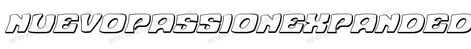 NuevoPassionExpandedItalic-jlVl字体转换 NuevoPassionExpandedItalic-jlVl字体转换