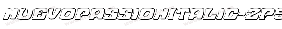 NuevoPassionItalic-zP9a字体转换