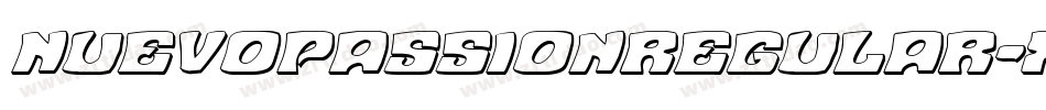 NuevoPassionRegular-xmo0字体转换