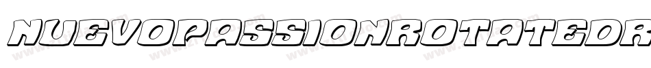 NuevoPassionRotatedRegular-ydj2字体转换 NuevoPassionRotatedRegular-ydj2字体转换