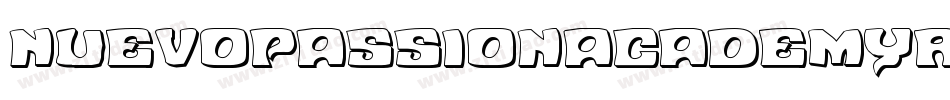 NuevoPassionAcademyRegular-AVw2字体转换 NuevoPassionAcademyRegular-AVw2字体转换