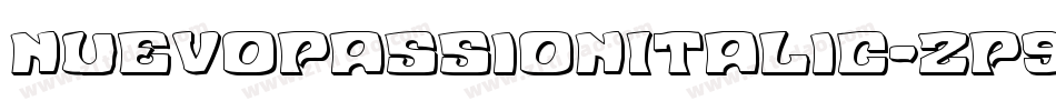 NuevoPassionItalic-zP9a字体转换