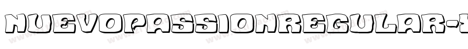 NuevoPassionRegular-xmo0字体转换