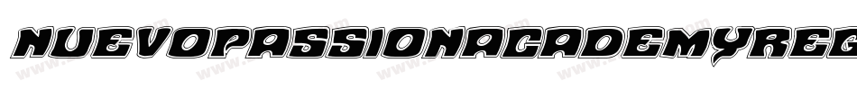 NuevoPassionAcademyRegular-AVw2字体转换 NuevoPassionAcademyRegular-AVw2字体转换