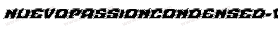 NuevoPassionCondensed-VXq6字体转换