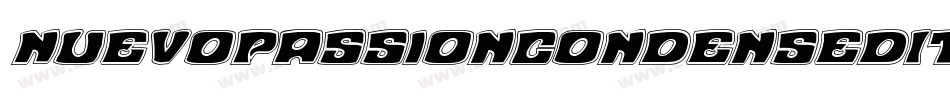 NuevoPassionCondensedItalic-JYa7字体转换