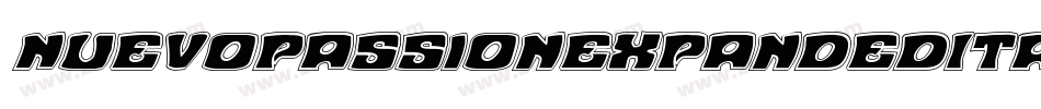NuevoPassionExpandedItalic-jlVl字体转换 NuevoPassionExpandedItalic-jlVl字体转换