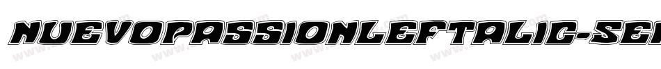 NuevoPassionLeftalic-5eaL字体转换