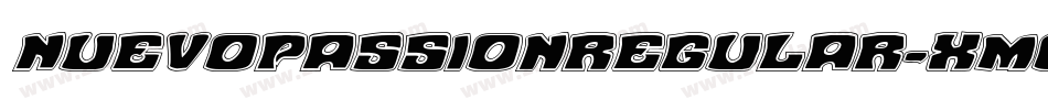 NuevoPassionRegular-xmo0字体转换