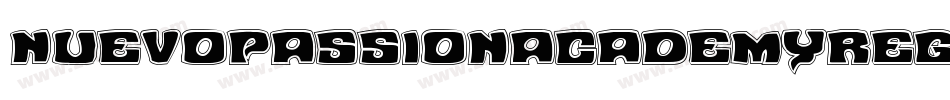 NuevoPassionAcademyRegular-AVw2字体转换 NuevoPassionAcademyRegular-AVw2字体转换