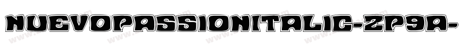 NuevoPassionItalic-zP9a字体转换