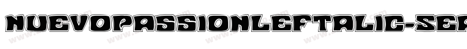 NuevoPassionLeftalic-5eaL字体转换